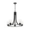 Z-Lite Beckett 5 Light Chandelier, Matte Black And Clear Seedy 492-5MB - alternate 5
